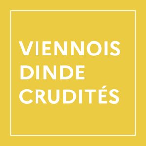 Viennois dinde crudités