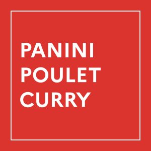 Panini poulet curry