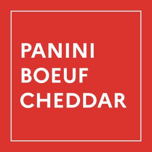 Panini Boeuf cheddar
